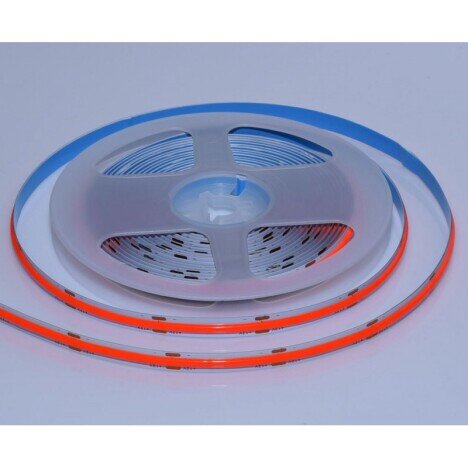 BANDA COB LED ROSU - FLEXIBIL - 252LED/M - 12W/ML - ROLA/5M